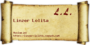 Linzer Lolita névjegykártya